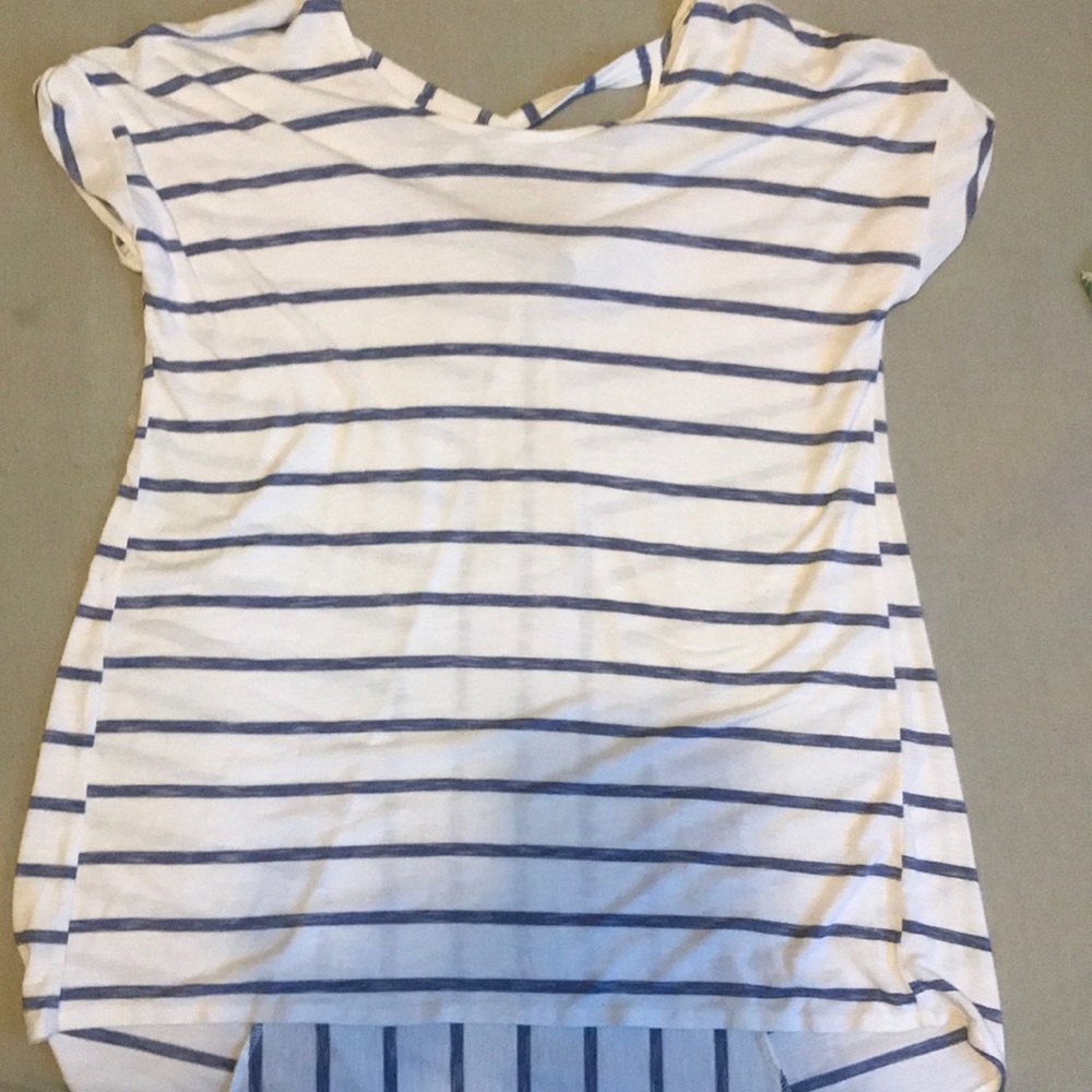 Chico’s stripped shirt